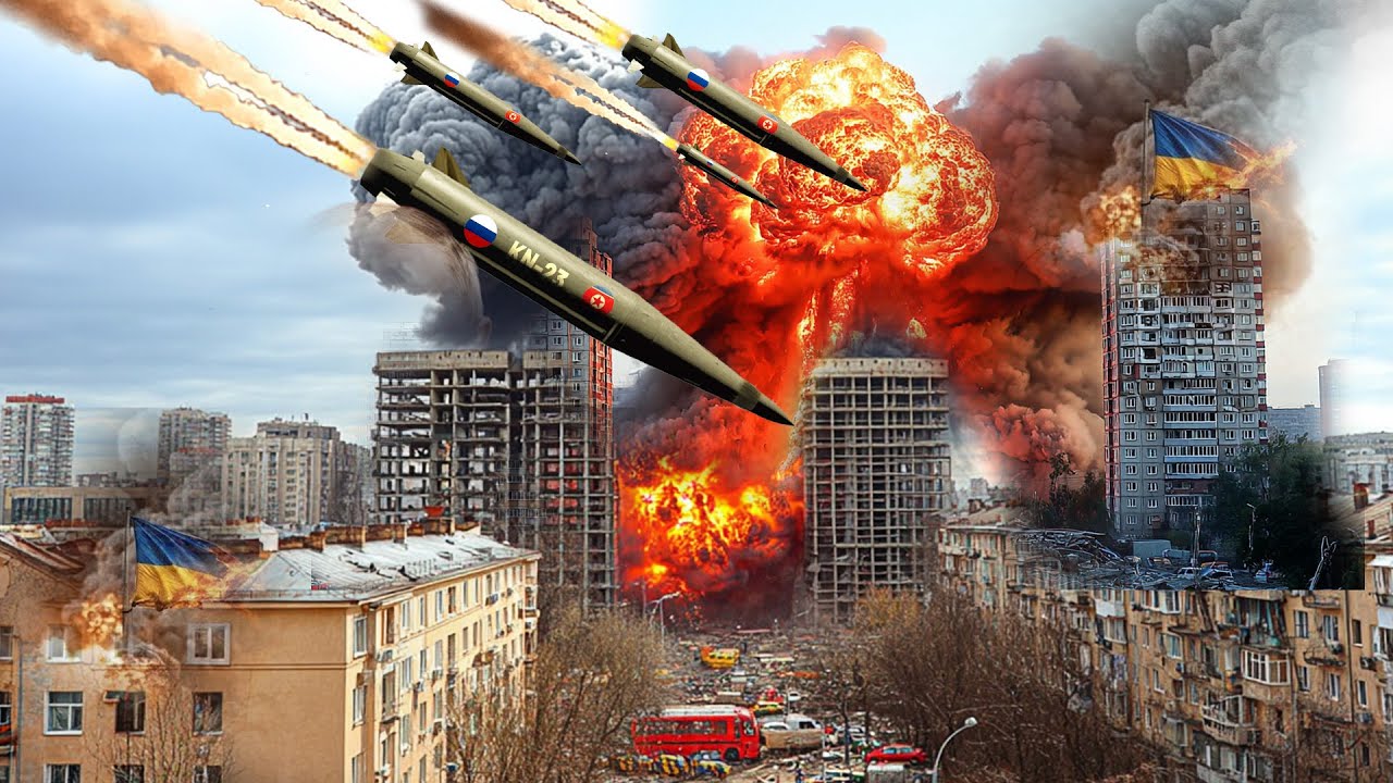 KOTA KYIV BENAR-BENAR DIHANCURKAN! Senjata Buatan Korut yang Digunakan Rusia Serang Ukraina